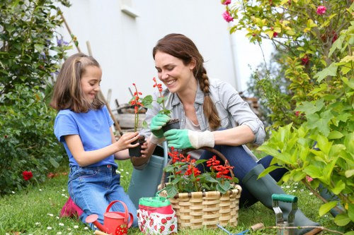 Lush green lawn maintained by professionals in Blackheath